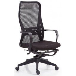 Кресло М121-1 "VIKING-51 Relax" (черная ткань/черная сетка)
